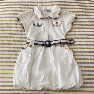 BURBERRY WHITE DRESS